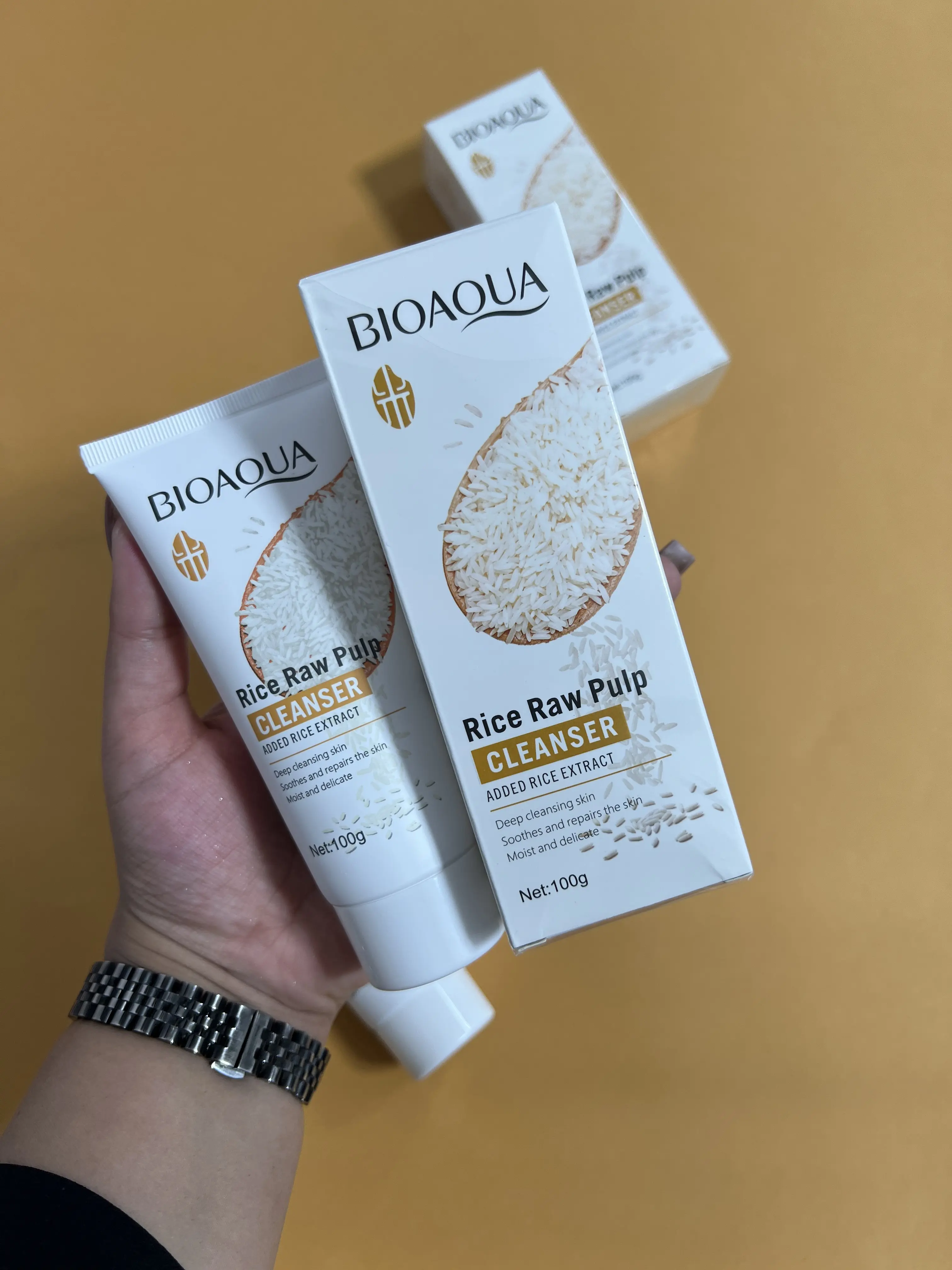 فوم شستشو برنج بیو اکوا